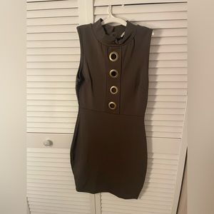 Small brand new olive green dress